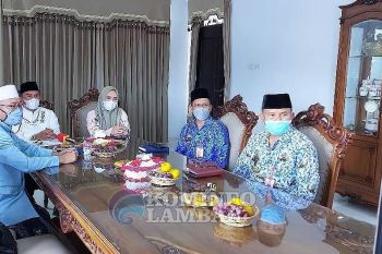 Pemkab Lampung Barat gelar halalbihalal secara virtual