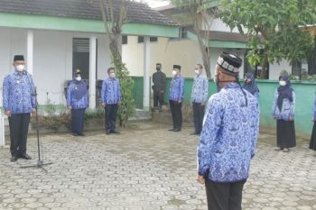 Wakil Bupati Pringsewu pimpin apel Dinas Pertanian dan Ketahanan Pangan