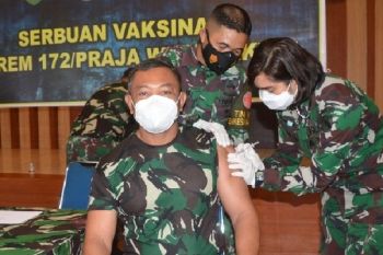 Anggota TNI terluka di Pegubin dievakuasi ke RSUD Oksibil