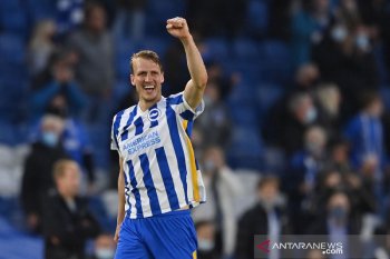 Rekor kemenangan tandang Manchester City  berakhir di Brighton
