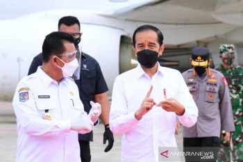 Ribuan warga Pulau Bintan antusias sambut kunjungan Presiden