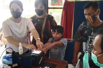 Disdukcapil Gumas layani perekaman e-KTP warga penyandang disabilitas saat jemput bola