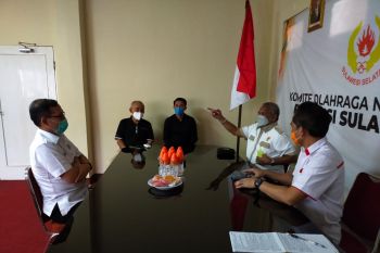 BNNP Sulsel kunjungi KONI terkait persiapan kejuaraan BNNP se-Indonesia