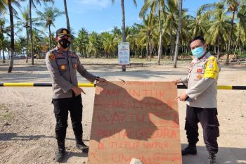 Polsek Rhee laksanakan sosialisasi penutupan aktivitas tempat wisata