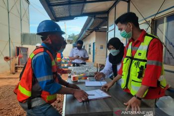 BNN tes urine 658 pekerja tambang di Konawe Utara lima positif Met-Amp