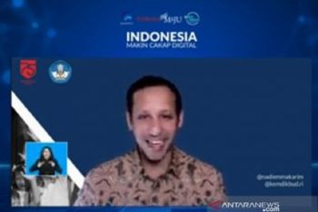 Mendikbudristek Nadiem Anwar Makarim sebut teknologi dalam pembelajaran tidak bisa dihindari