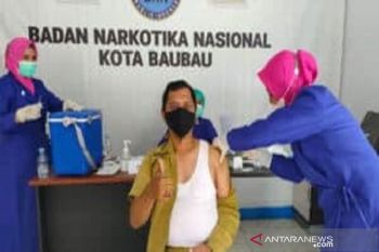 Vaksinasi di Baubau baru mencapai 20,50 persen