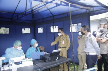 Bupati Waykanan tinjau pos pengamanan Lebaran