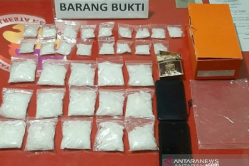 Polda Sultra ungkap 5,2 kilogram peredaran sabu periode Januari-Mei 2021
