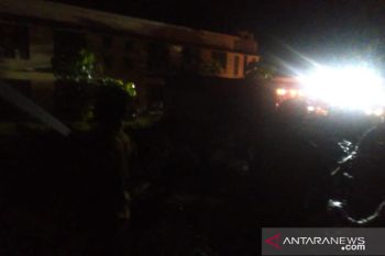 Kantin Universitas Pahlawan Kampar terbakar