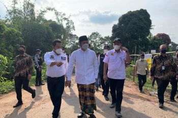 Pemprov Sumsel perbaiki jalan amblas di Desa Belatung OKU