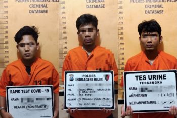 Usai beraksi di masjid, tiga pencuri motor di Inhil diringkus polisi
