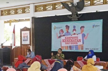 Bupati mengampanyekan Gerakan Masyarakat Sehat bagi kader kesehatan