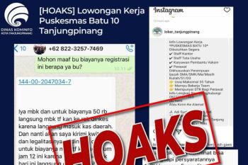 Informasi lowongan kerja Puskesmas Batu 10 Tanjungpinang hoaks