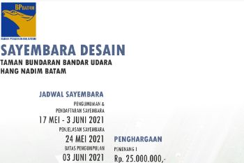 BP Batam gelar sayembara desain  Taman Bundaran Bandara Hang Nadim