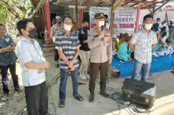 Petugas aktif lakukan penegakan disiplin prokes di wilayah Dusun Tengah