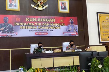 Kapolri dan Panglima motivasi Satgas Mandago Raya berantas teroris di Sulteng