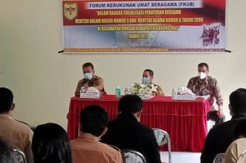 Kesbangpol Gumas paparkan pentingnya kerukunan umat beragama