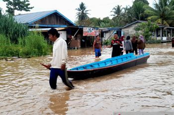Banjir di Nunukan Kaltara mulai surut