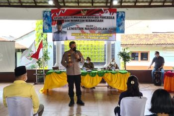 Kabid Humas Polda Lampung jadi narasumber pembinaan ideologi Pancasila