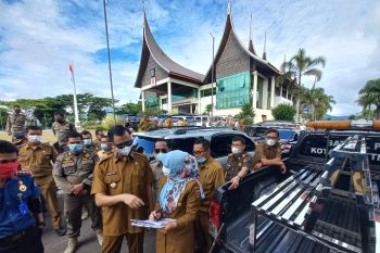 Wako Bukittinggi cek mendadak seluruh kendaraan dinas, temukan dua mobil dua motor rusak berat (Video)