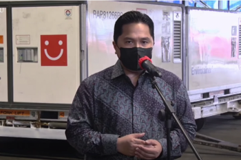 Erick berharap percepatan vaksinasi ekonomi tumbuh kembali 4 - 5 persen
