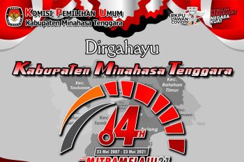 KPU Mitra: Dirgahayu Kabupaten Minahasa Tenggara ke-14