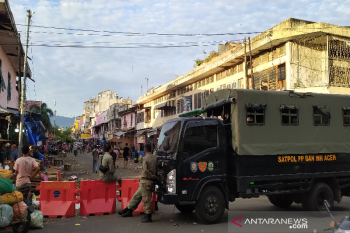Relokasi selesai, jalan pasar Kartini Peunayong kembali dibuka