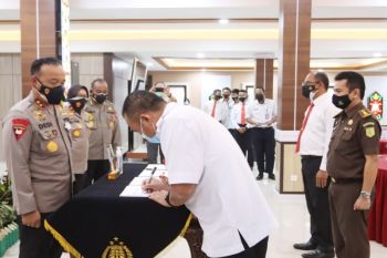 Polda Kalteng perkuat kerja sama penegakan hukum bagi pelaku karhutla