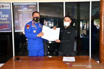 PT Semen Padang renovasi kantor Subdit Gakkum Ditpolairud Polda Sumbar