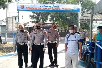 Satlantas Polres Loteng tinjau lokasi kampung tertib lalu lintas