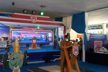 Gubernur Lampung buka Invitasi Nasional Remaja Junior Angkat Berat