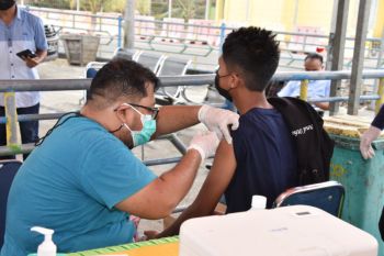 67 Pegawai Setda Bengkalis di vaksinasi COVID-19