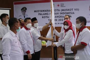 Rusliansyah kembali pimpin PMI Palangka Raya periode 2021-2026