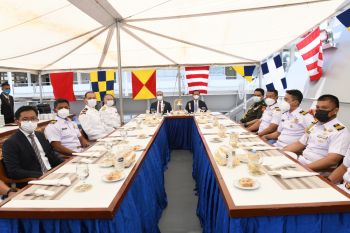 Dubes RI jamu pejabat Turki di geladak KRI Sultan Iskandar Muda