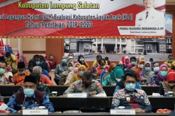 Bupati Lampung Selatan hadiri verifikasi lapangan hybrid KLA