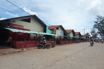 Aktivitas Pasar Jibama masih sepi usai penembakan warga sipil