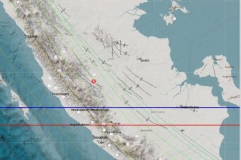 Gempa magnitudo 4,3 berkedalaman 2Km guncang  Merangin Jambi