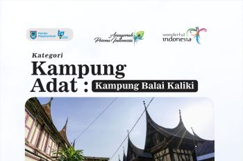 Kampung Rendang dan Adat Balai Kaliki Payakumbuh masuk nominasi  Anugerah Pesona Indonesia 2021