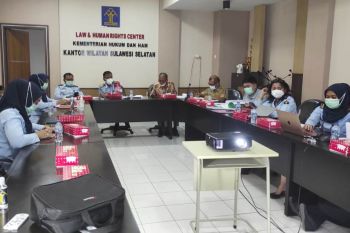 Kanwil Kemenkumham Sulsel harmonisasi Ranperda Perlindungan Lahan Pertanian Pangan Berkelanjutan Tana Toraja