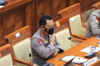 Dengar pendapat Kapolri Jenderal Listyo Sigit di Komisi III DPR