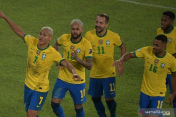 Brazil masih terlalu perkasa untuk Peru, setelah menang empat gol tanpa balas pada laga Copa America 2021