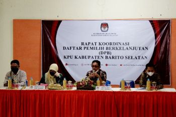Pemutakhiran data pemilih berkelanjutan di Barito Selatan
