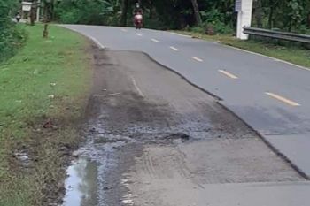 Warga Majene keluhkan jalan rusak di jalur transSulawesi