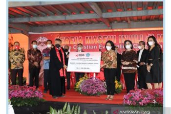 Badan Pekerja Sinode GMIM terima bantuan pendidikan  sebesar Rp2,5 M