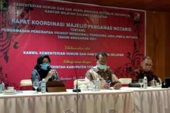 Kanwil Kemenkumham Sulsel sosialisasikan penerapan PMPJ Notaris