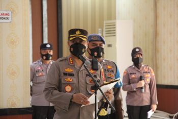 Kapolresta Bandarlampung minta pejabat baru segera sesuai diri