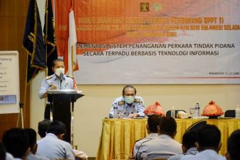 Kanwil Kemenkumham Sulsel gelar Bimtek Tenaga Pendukung SPPT-TI