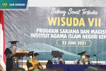 Terapkan Prokes, IAIN Kendari Mewisuda Offline Tahap-I 224 Mahasiswa