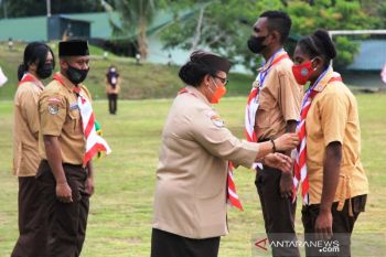 Kodam XVII/Cenderawasih gelar perkemahan Pramuka Saka Wira Kartika